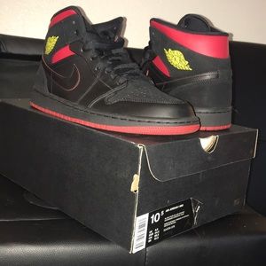 Limited edition black and red air Jordan’s